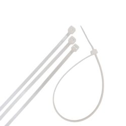 Kábel kötegelő fehér 350*7,6