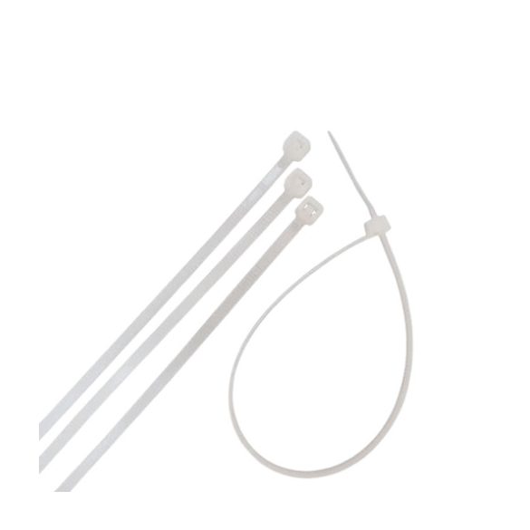 Kábel kötegelő fehér 350*7,6