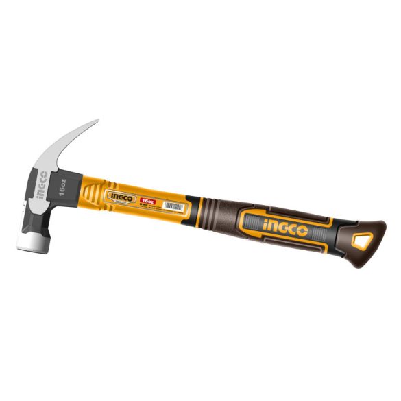 INGCO Ácskalapács 450 g üvegszálas nyél mágneses