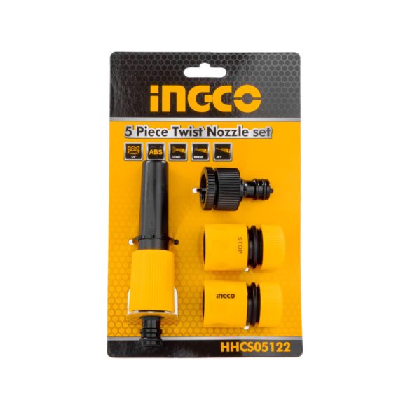 INGCO Sugárcső készlet 5 részes