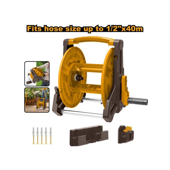 INGCO Tömlőkocsi 1/2" 40 m tömlőhöz