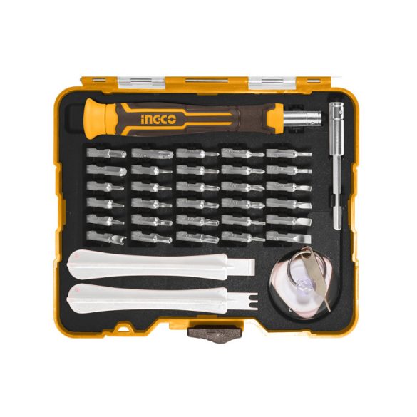INGCO Precíziós csavarhúzó készlet 37 részes
