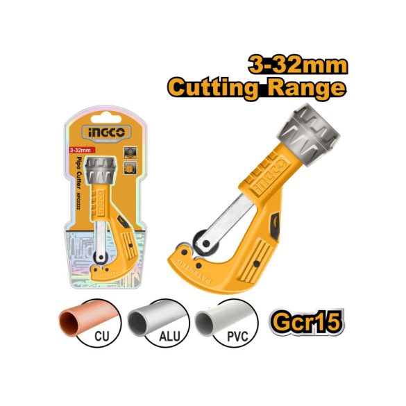 INGCO Csővágó görgős 3-32 mm