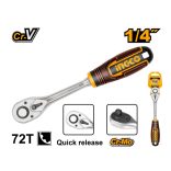 INGCO Racsnis hajtószár 1/4" 155 mm