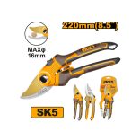 INGCO Metszőolló 220 mm teflonozott
