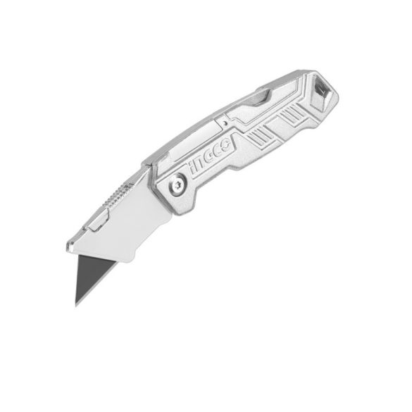 INGCO Trapézpengés kés összecsukható + 6db penge