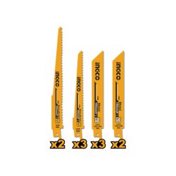 INGCO Szablyafűrészlap készlet (10 db)