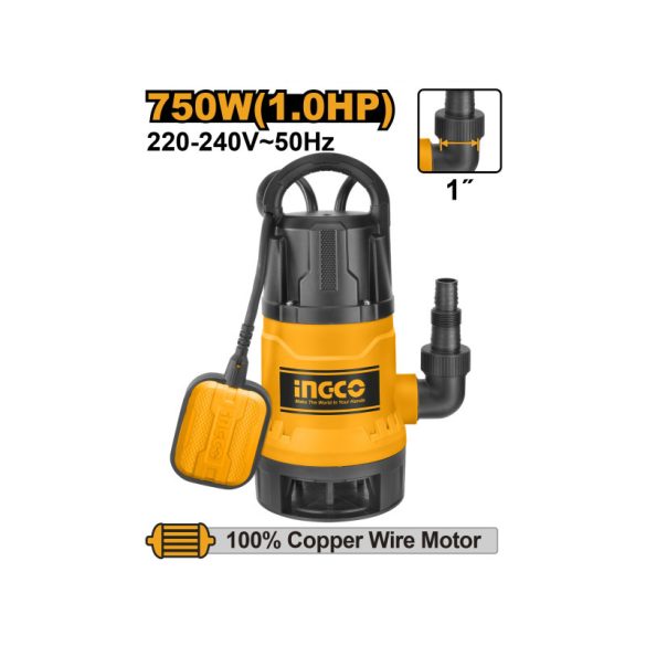 INGCO Búvárszivattyú 750 W