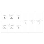 YATO Karosszérria csavar és alátét készlet 170 részes