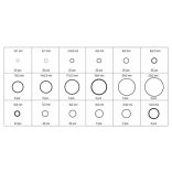 YATO készlet O gyűrű 225 db