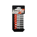 YATO Hosszú dugókulcs készlet 8 részes 1/4" 