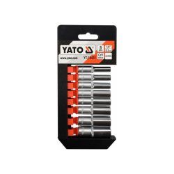 YATO Hosszú dugókulcs készlet 8 részes 1/4" 