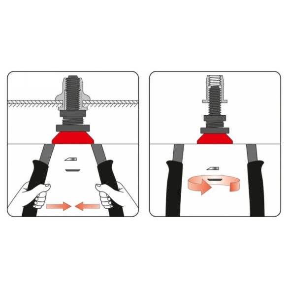 YATO Szegecsanyahúzó karos M5, M6, M8, M10, M12 338 mm