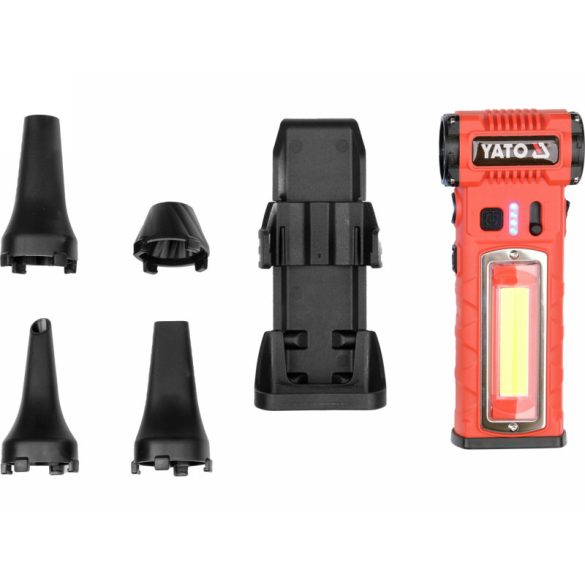 YATO Légseprű 7,4 V 4 Ah 110000 RPM 6 részes